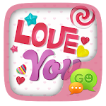 Cover Image of Herunterladen (FREE) GO SMS LOVE YOU THEME 1.1.5 APK