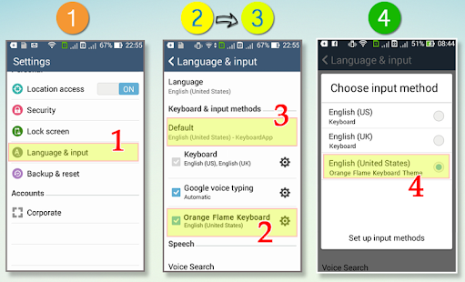 How to get Orange Flame Keyboard Theme 1.4 unlimited apk for bluestacks