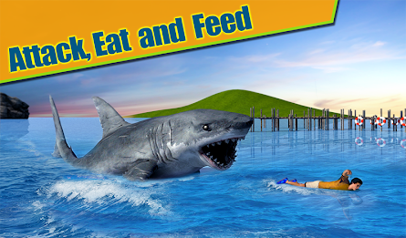 Crazy Shark 3D Sim poster 12