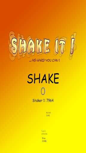 Shake It ...as hard you can