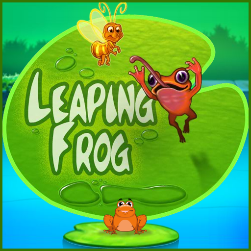 Frog leap. Leap frog logo.