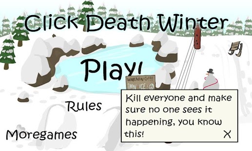 Stickman Click Death Winter