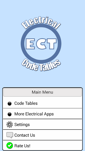 Electrical Code Tables