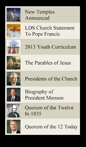 LDS Lists 1 Mormon