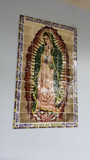 Tiled Virgin Mary