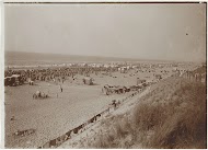 Overzicht van het strand in Zandvoort