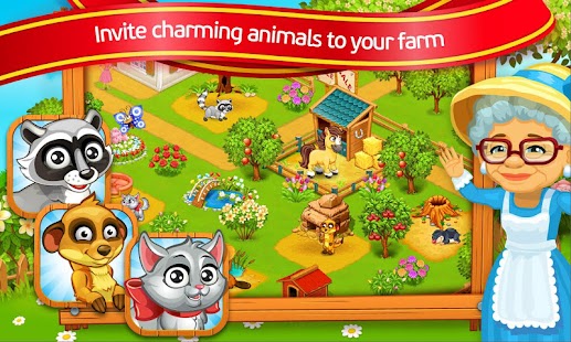 Farm Town: lovely pet on farm banner