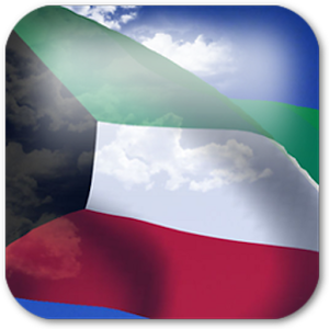 3D Kuwait Flag