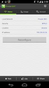 PRIVATE WiFi, a Secure VPN Screenshots 1