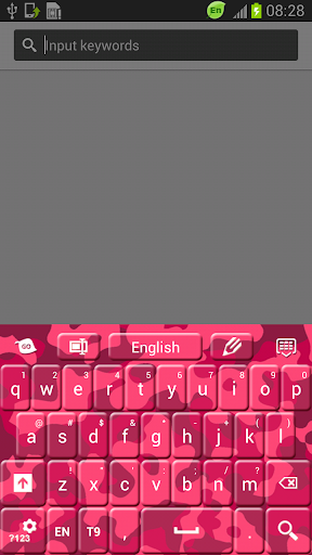 Pink Camo Keyboard