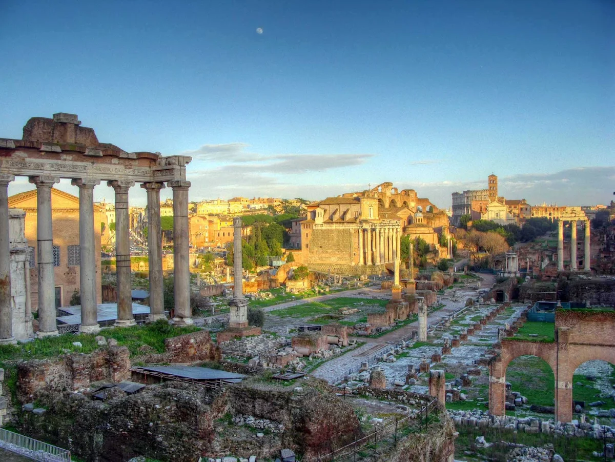 Roman-Forum - For centuries the Roman Forum was the epicenter of public life in Rome, ranging from elections and processions to criminal trials and gladiatorial matches. It's in the San Paolo section of Rome.