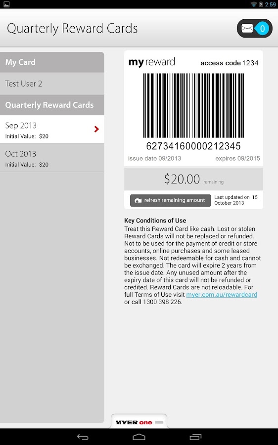 MYER one Android Apps on Google Play