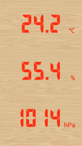 Temperature humidity barometeF