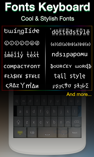 Fonts Keyboard - cool fonts