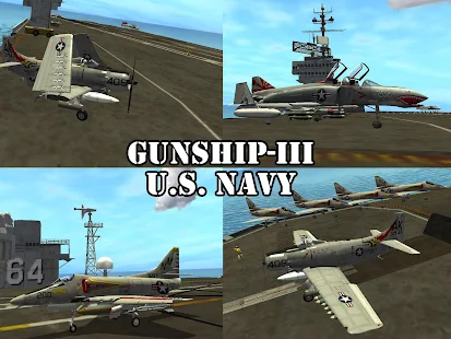 Screenshot 6 for Gunship III US NAVY 3.8.4 MOD APK + Data (Unlocked)