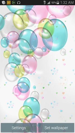 Colored Bubbles Live Wallpaper