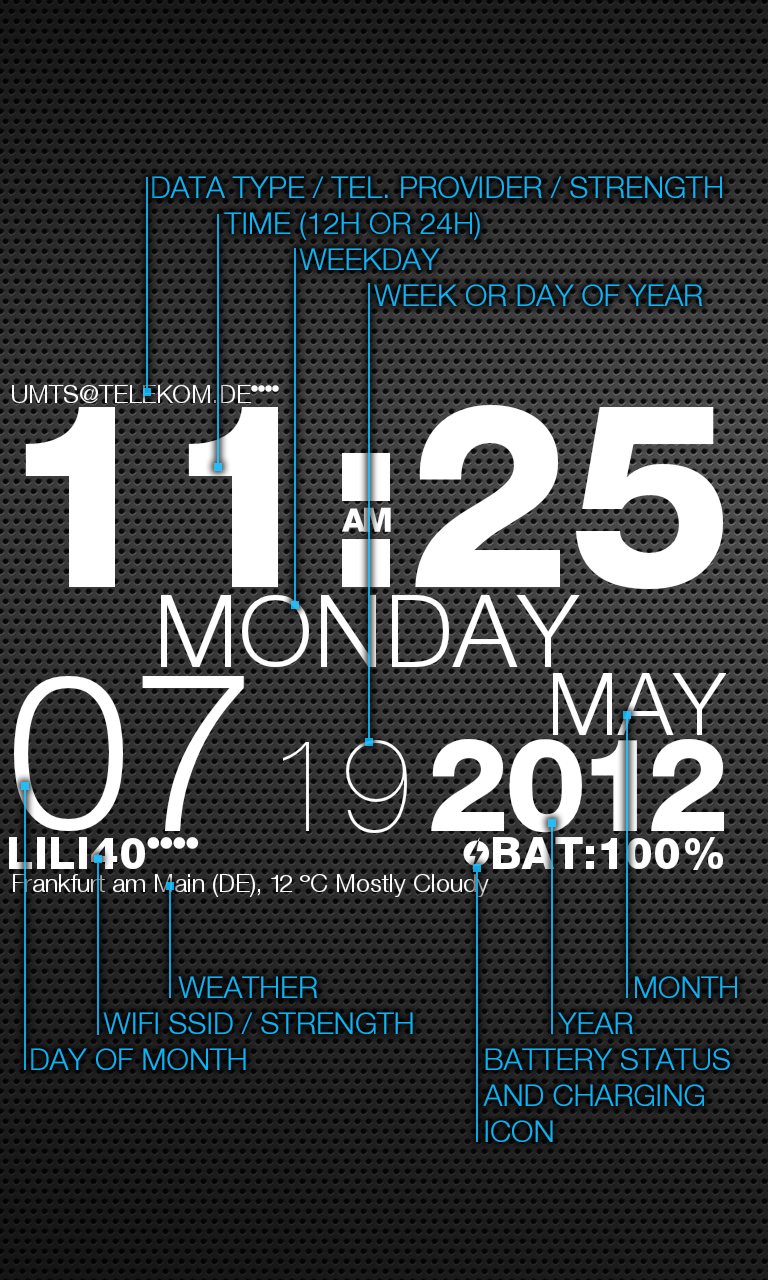 wp clock donation Screen 2