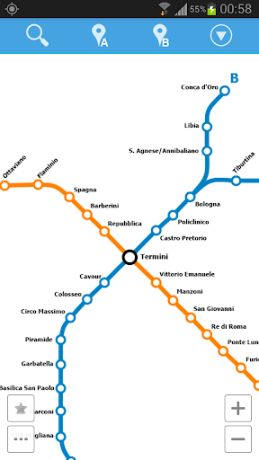 Rome Metro Map