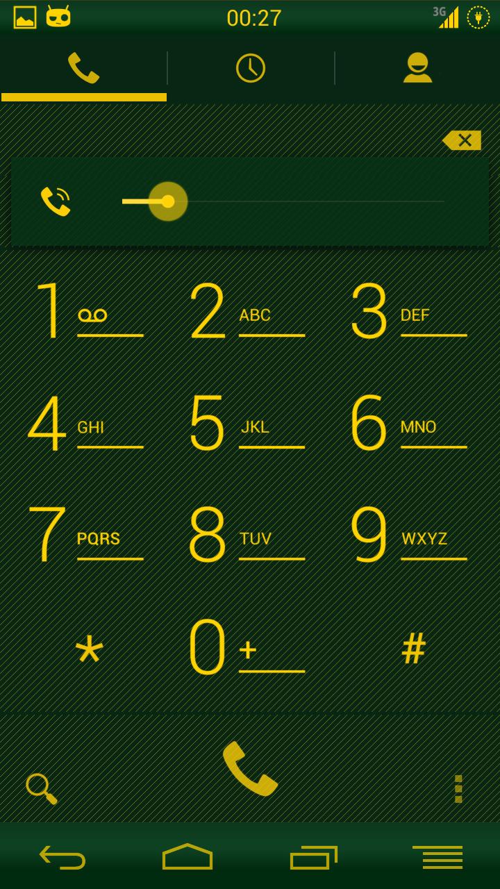 Green-Yellow Team Theme Engine Screen 3