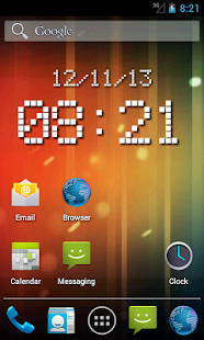 LED clock widget free(圖2)-速報App