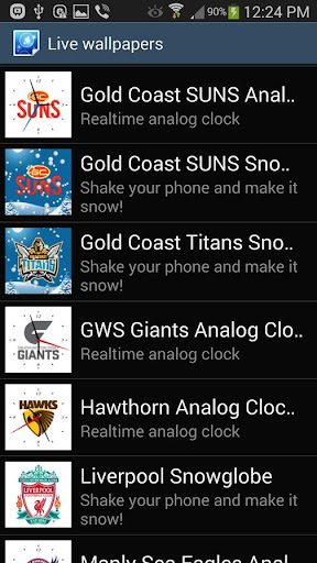 免費下載運動APP|Gold Coast SUNS Analog Clock app開箱文|APP開箱王