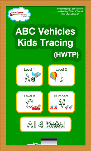 ABC Vehicles Kids Tracing HWTP