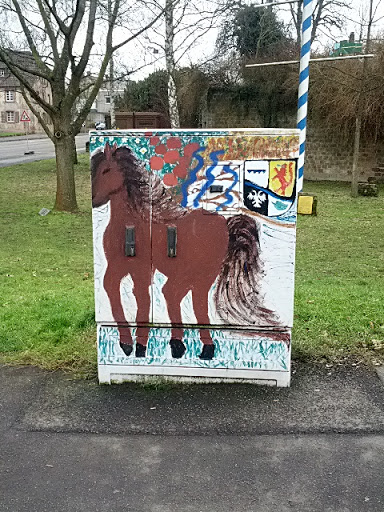 Pferd auf Wiese