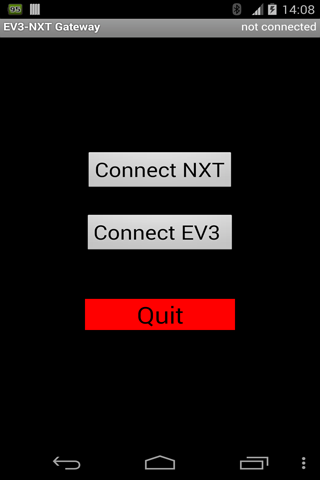EV3-NXT Gateway