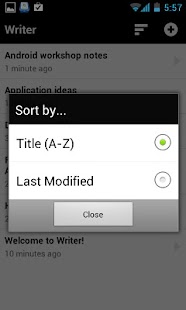 Android application linked with server essays writing services