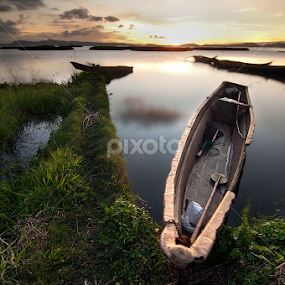 TABING-LAWA (By the Bay) by Noel Angeles - Landscapes Sunsets & Sunrises
