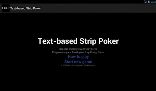 How to download Text-based Strip Poker patch 1.2 apk for bluestacks