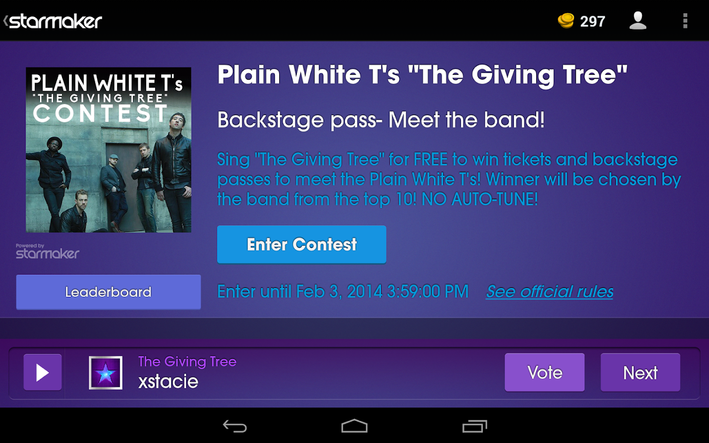 StarMaker Karaoke + AutoTune screenshot