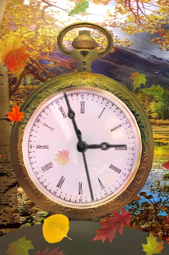 Autumn 3D clock preview