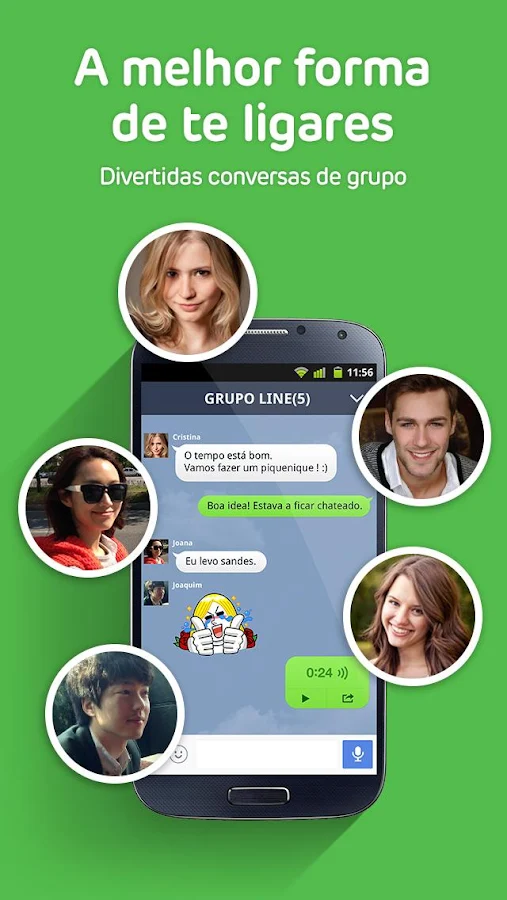 LINE: Call e Conversa de graça - screenshot