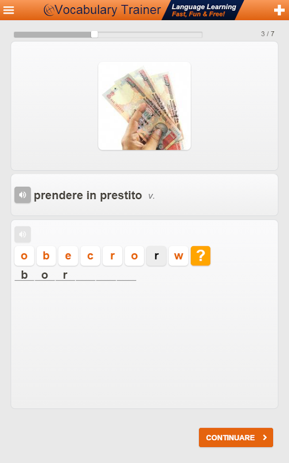 Impara Vocabolario Inglese