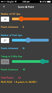 IPPT Calculator Screenshots 2