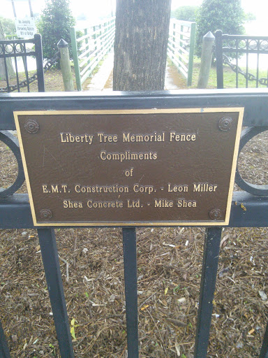 Liberty Tree Memorial Fence
