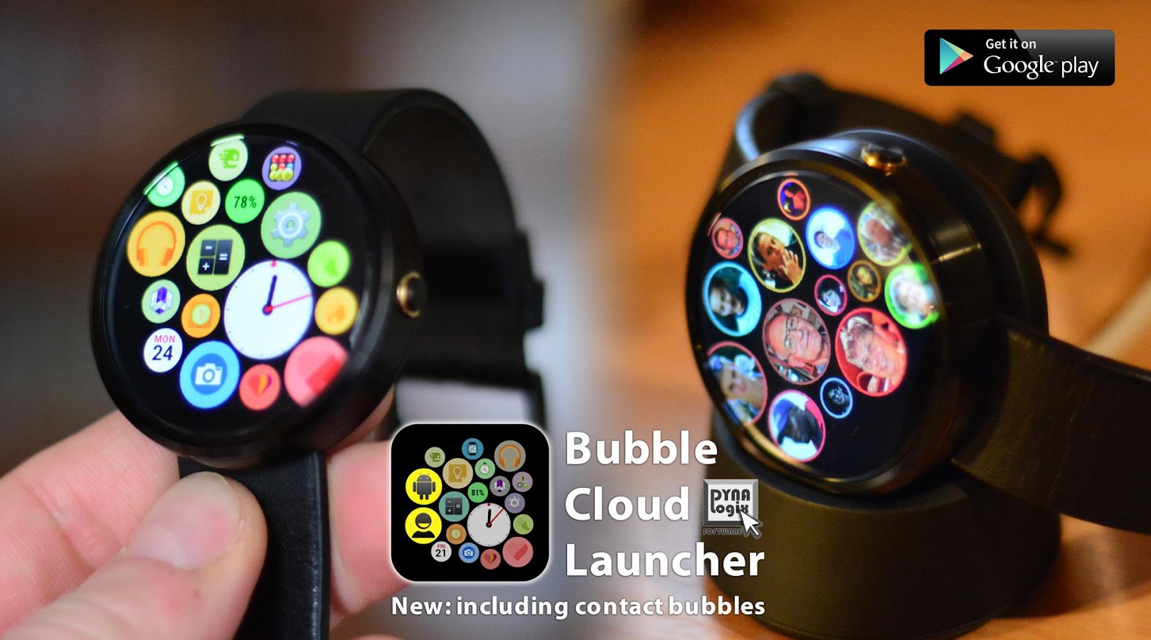  Bubble Widgets + Wear Launcher – Capture d'écran 
