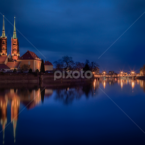 Wroclaw at night by John Einar Sandvand - City,  Street & Park Night