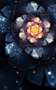 Glowing Flowers Live Wallpaper