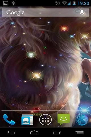 Live wallpaper Lion Princess