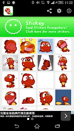 Stickey Red Dinosaur poster 5