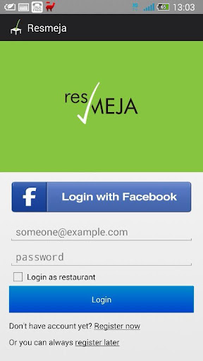ResMeja - Reservation App