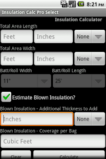 Insulation Calc Pro Select(圖1)-速報App