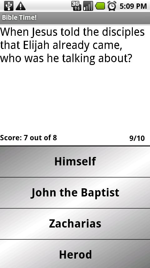 Android application Bible Time! screenshort