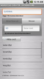 Free Wordfeud Cheater - Swedish APK
