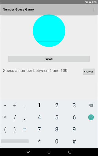 Number Guess Game