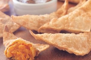 Curried Butternut Squash Samosas with Tamarind Chutney