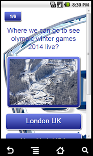 Winter Olympic Games 2014 Quiz Screenshots 1