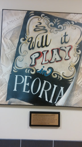 Vaudeville Playbill Peoria Painting